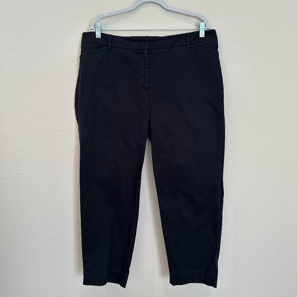 Talbots Perfect Crop Pant - Black - 14W - Picture 1 of 5